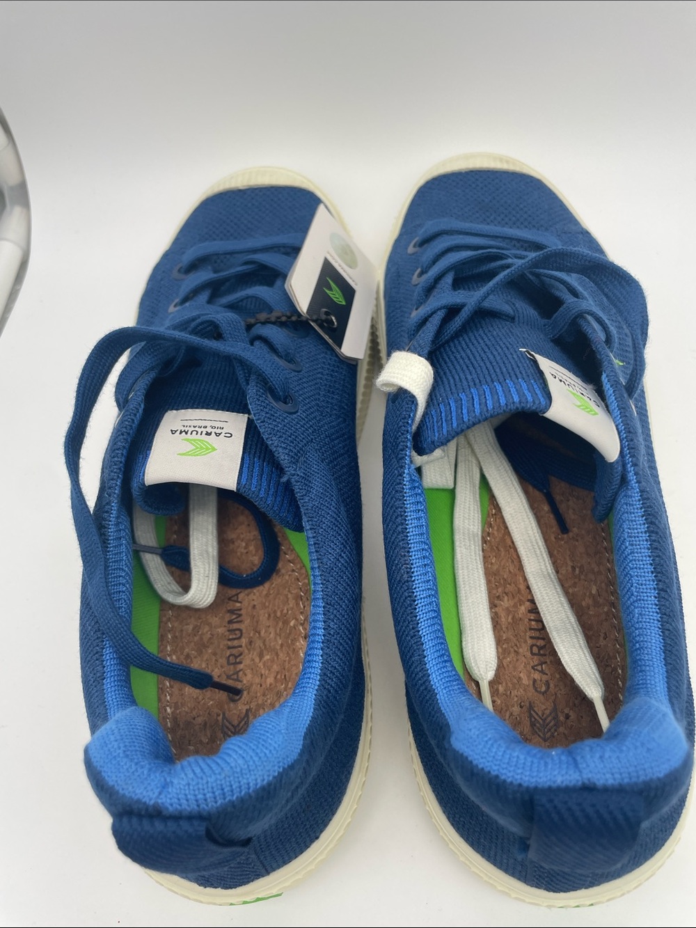 Cariuma Ibi Knit Royal Blue Canvas Sneakers W9.5 NWT - Picture 5 of 8